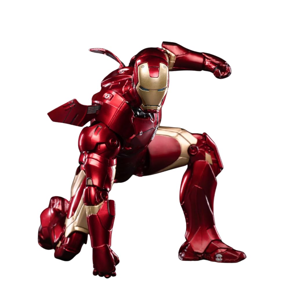 ZD Toys Action Figure - 7 Inch Iron Man Mark 3, Interchangeable Parts, Premium Collectibles, Durable PVC Material, Ideal Gift for Collectors & Fans, Ages 15+ Years-image-29