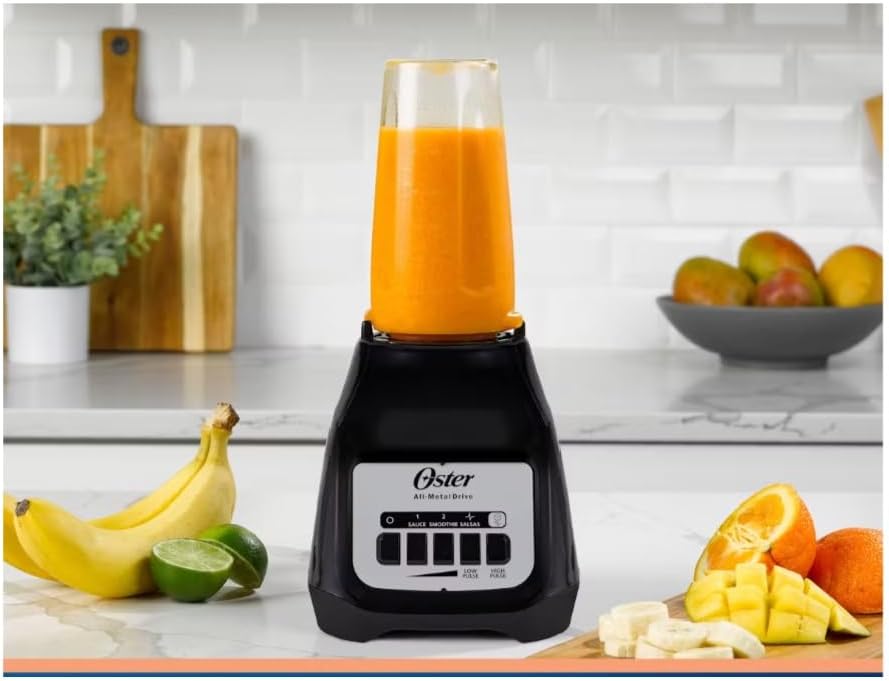Miniatura 3 de Oster Procesador de alimentos clásico de la licuadora del sistema de cocina 3 en 1 y taza de Blend-n-Go