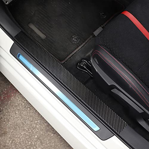 Seuils abîmés ? Solution autocollant protection carbone Subaru BRZ 2022