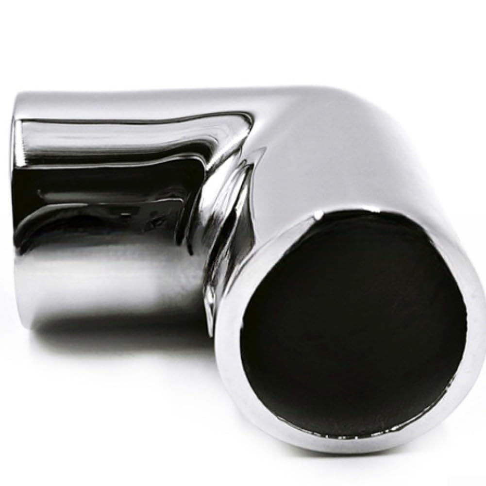 Raccordo a gomito, in acciaio inox, connettore a 90 gradi, raccordi idraulici per barche a vela e barche a vela (22 mm)