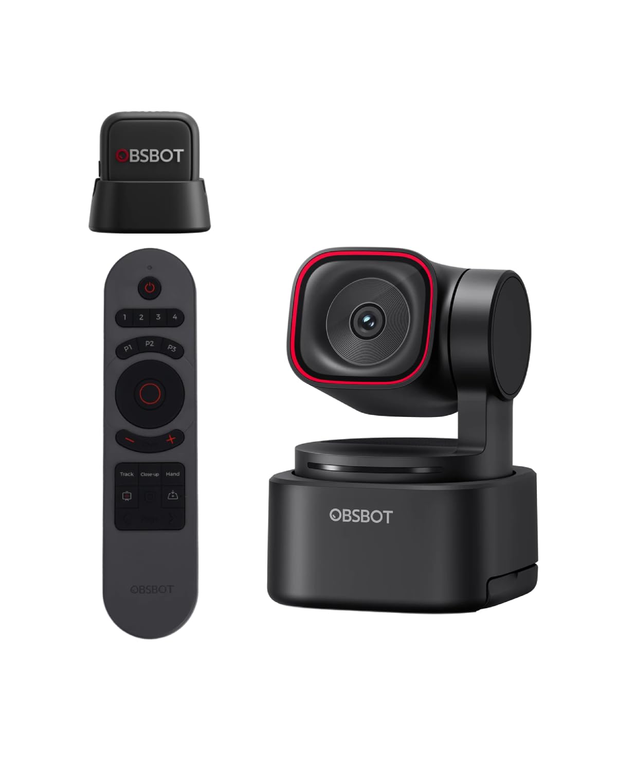 【使用1回】OBSBOT Tiny 3 Lite Webカメラ PC Amazon.co.jp: OBSBOT Tiny 3 Lite マイク リモコンセット : パソコン
