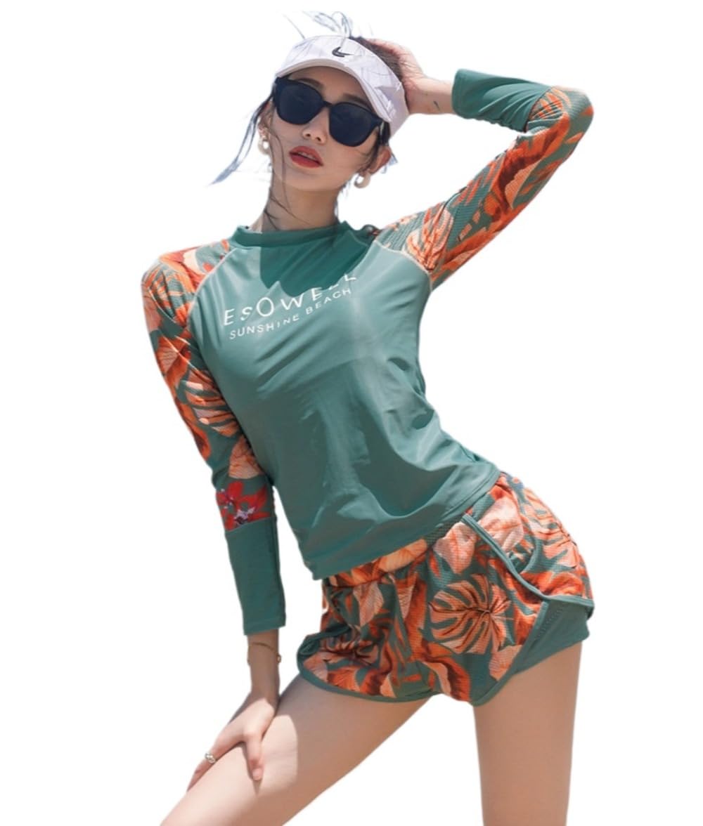 Amazon.co.jp: [Patypeety] フィットネス水着 レディース セパレート