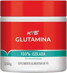 Katiguá, Glutamina 100% isolada, 3000mg de Creatina Pura Monohidratada, Sem Sabor, 150 Gramas