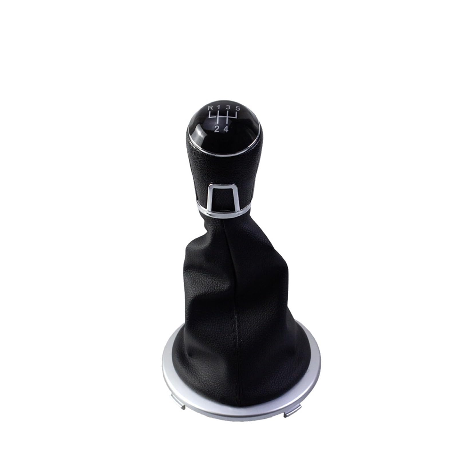 Rbevcrr Silver 5 Speed Car Shift Lever Knob For Vw For Gol For G4 G5 5 Speed Manual Shift Handball Stick Shifter Pen(Silver 5 Speed)