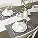 DII Basic Everyday Ribbed Tabletop 100% Cotton, Placemat Set, 13x19, Gray, 6 Piece