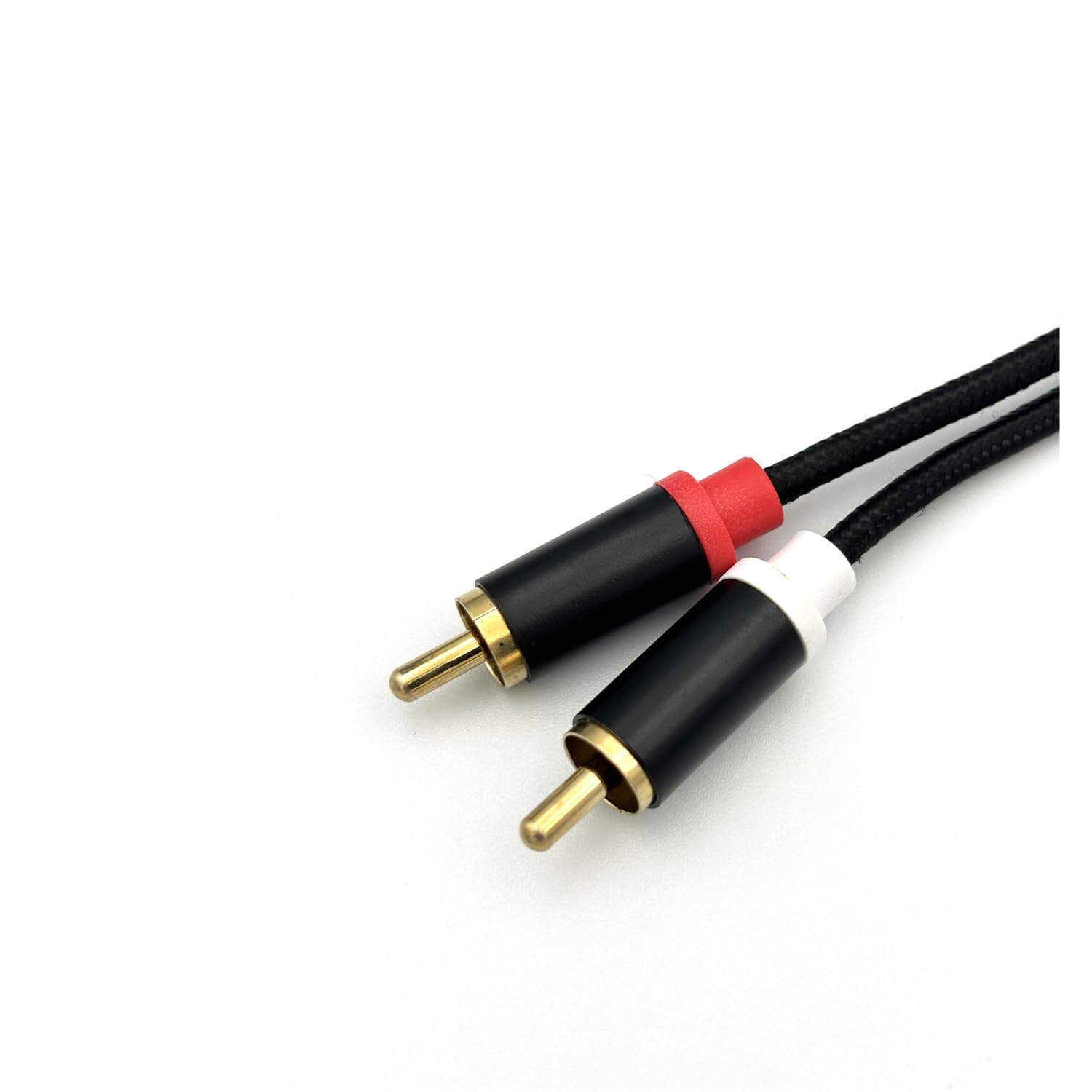 Qczhiwen RCA Aux Cable for iPhone, 2-Male RCA to IOS Adapter