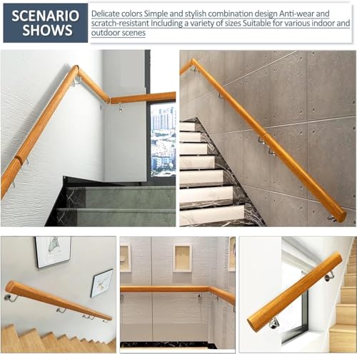 Rampe d'escalier en bois pour la sécurité des enfants en garderie et couloir