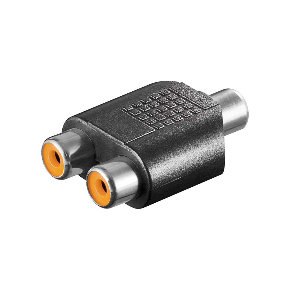 Adattatore presa RCA 2 Spine RCA