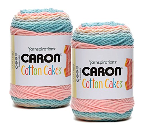 Bulk Buy: Caron Cotton Cake 2-Packs ~ 3.5 oz. Skeins (Morning Dew #49013)