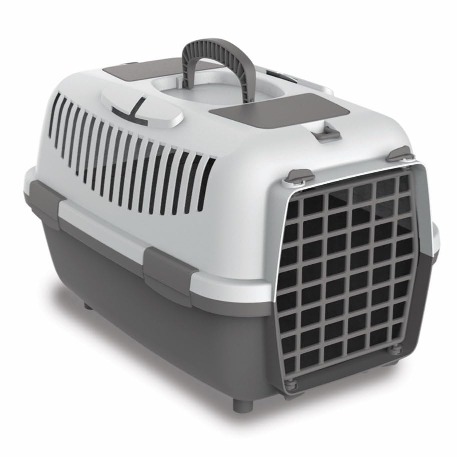 Nomade 2 Transportbox Katze und Hundebox - Transportbox für kleine Hunde und Katzen - 55 x 36 x 35 cm - Kann bis zu 8 kg tragen. Robustes...