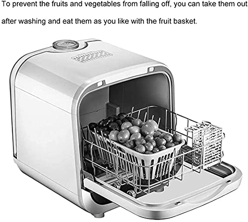 Aanrecht Draagbare Vaatwasser, Tafelmodel Compacte Vaatwasser Mini-vaatwasser Met 4 Programma's Tafelmodel Vaatwassers… - Afbeelding 4