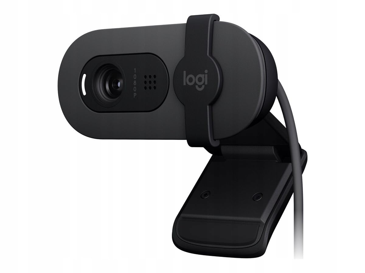 Webcam Logitech Brio 105 / Full HD 1080p / USB-A / Obturador De Privacidad Facil Configuracion Compatible Con Windows Macos Chromeos 960 001591