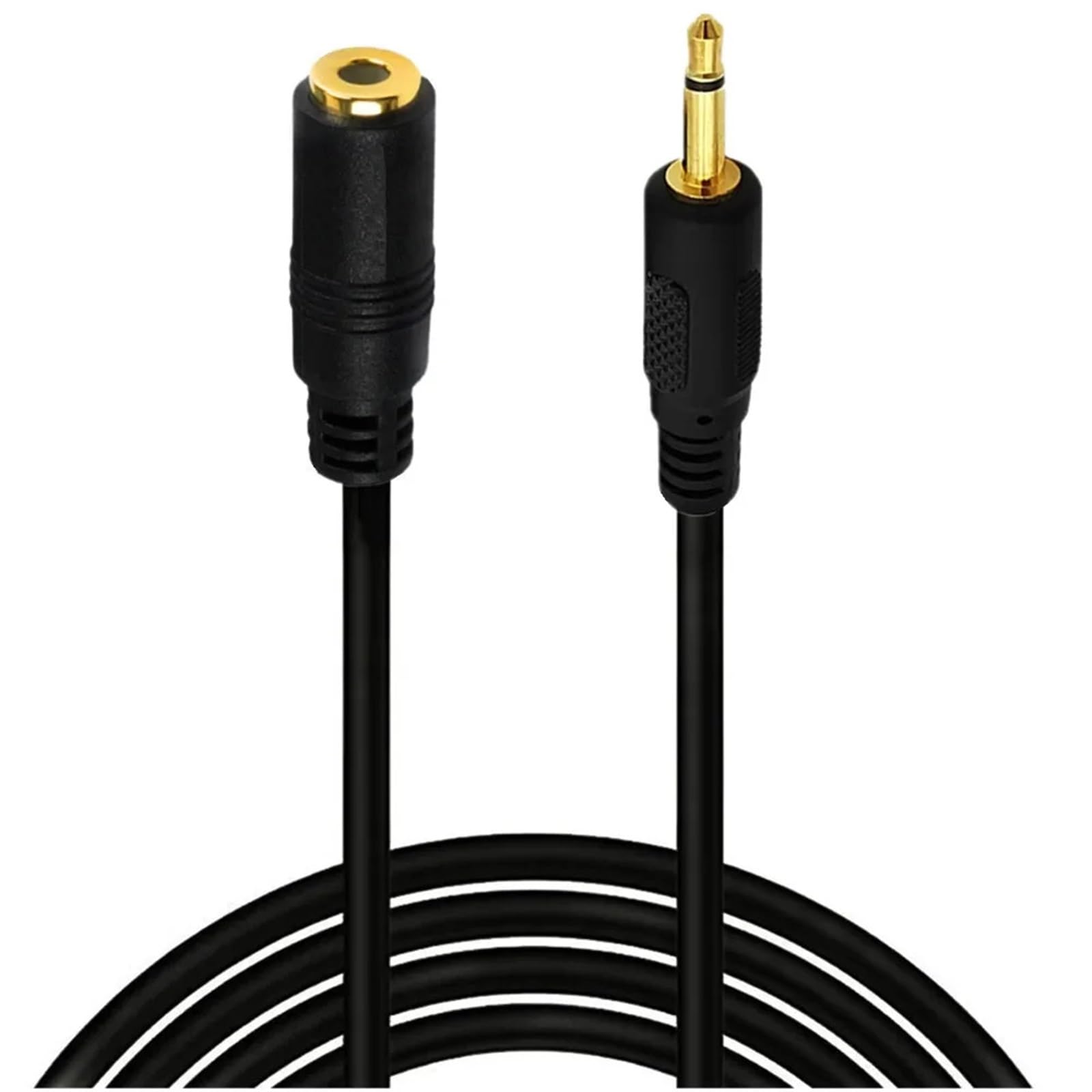 Pozłacany przedłużacz mono 3,5 mm 3,5 mm 1/20.3 cm TS mini Audio