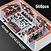 Military Base Army Base Building Blocks Sets WW2 Battle Brick Armory Swat Team Weapons Pack Toys Compatible with Major Brands Bricks(568 Pcs)