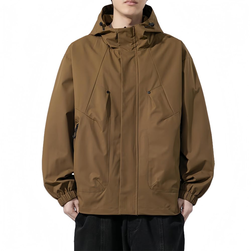 【値下げ】【75%OFF】【999円】 Hyjkl メンズ 撥水 防寒 防風 マウンテンパーカー