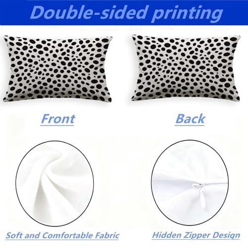Housse de coussin grand format 80x100 rectangulaire lot de 2 velours