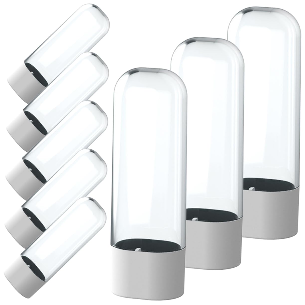 Healeved 24piezas Cubiertas De Cabezal para Cepillos De Dientes Eléctricos De Transparentes Portátil y Reutilizable para Mantener Higiénicos Los Accesorios del Cepillo