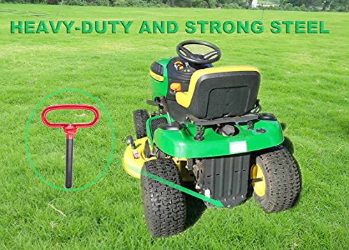 X-Haibei Head Towing Hitch Pin And Clip 5/8 X 4 Inch For Trailer, Tractor Truck, Towing Cargo, Receiver Hitch Pin, Red Handle, 1 Pack #TOP4