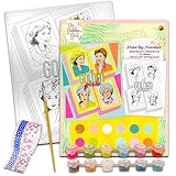Golden Girls Painting Gift Set - Golden Girls Merchandise Bundle with Paint by Number Page and More