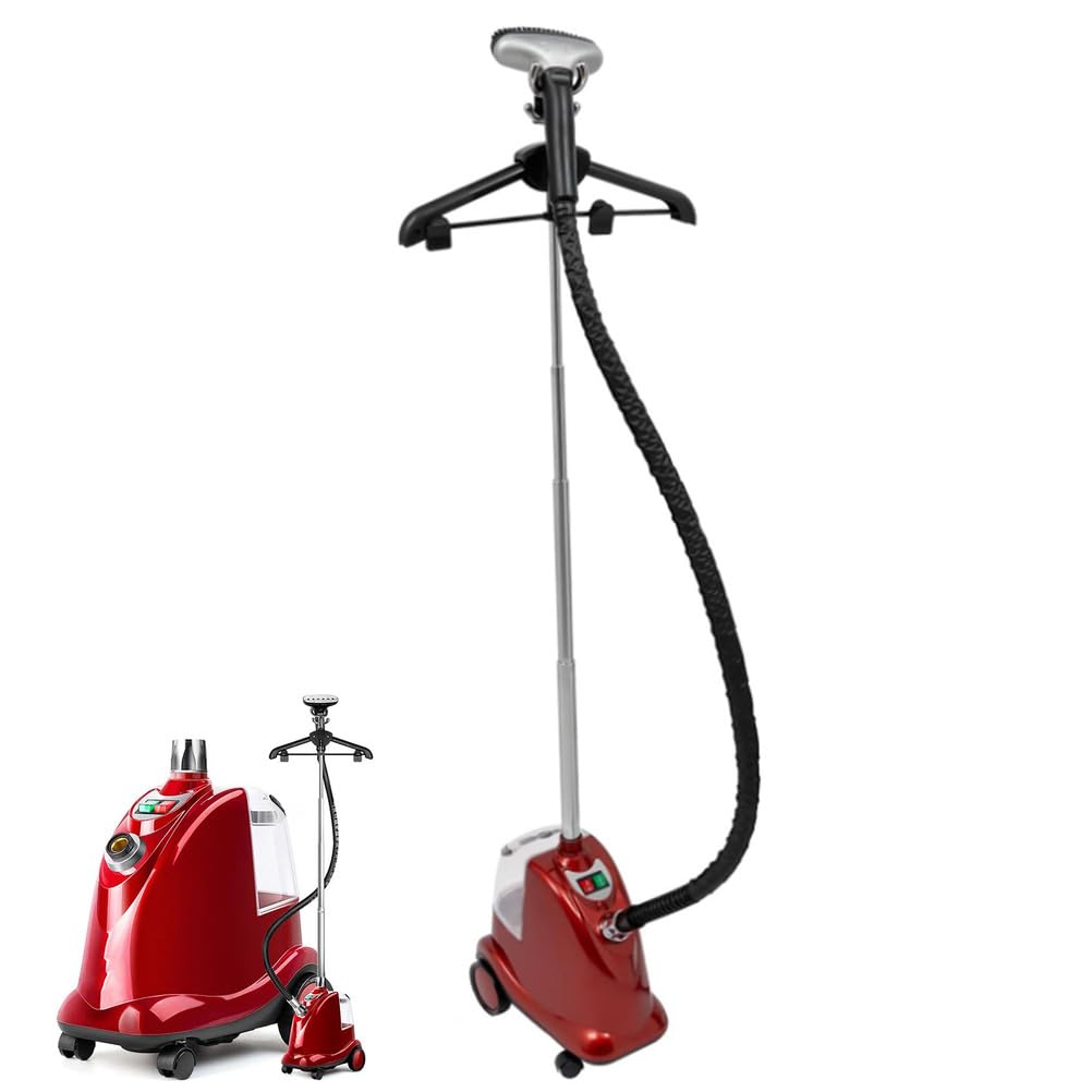 Hochleistungs-Bügelmaschine, 10-stufig einstellbarer Kleidungsdampfer, 3L großer Wassertank, für Vorhang- und Bekleidungsgeschäfte (2000W-220V)