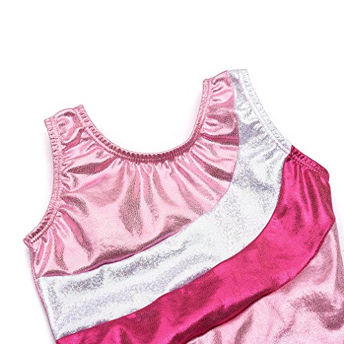 Wah Na Big Girls Sparkle Sports Gymnastics Dancewear For 8-10 Years Old