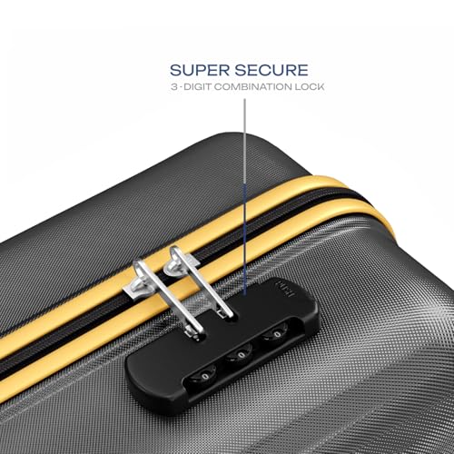 Image of Safari Astra Neo 8 Wheels 56cm Cabin Size Trolley Bag, Hard Case Polycarbonate, 360 Degree Wheeling Carry-on Luggage for Men & Women, Travel Bag, Suitcase for Travel, Trolley Bags for Travel, Black