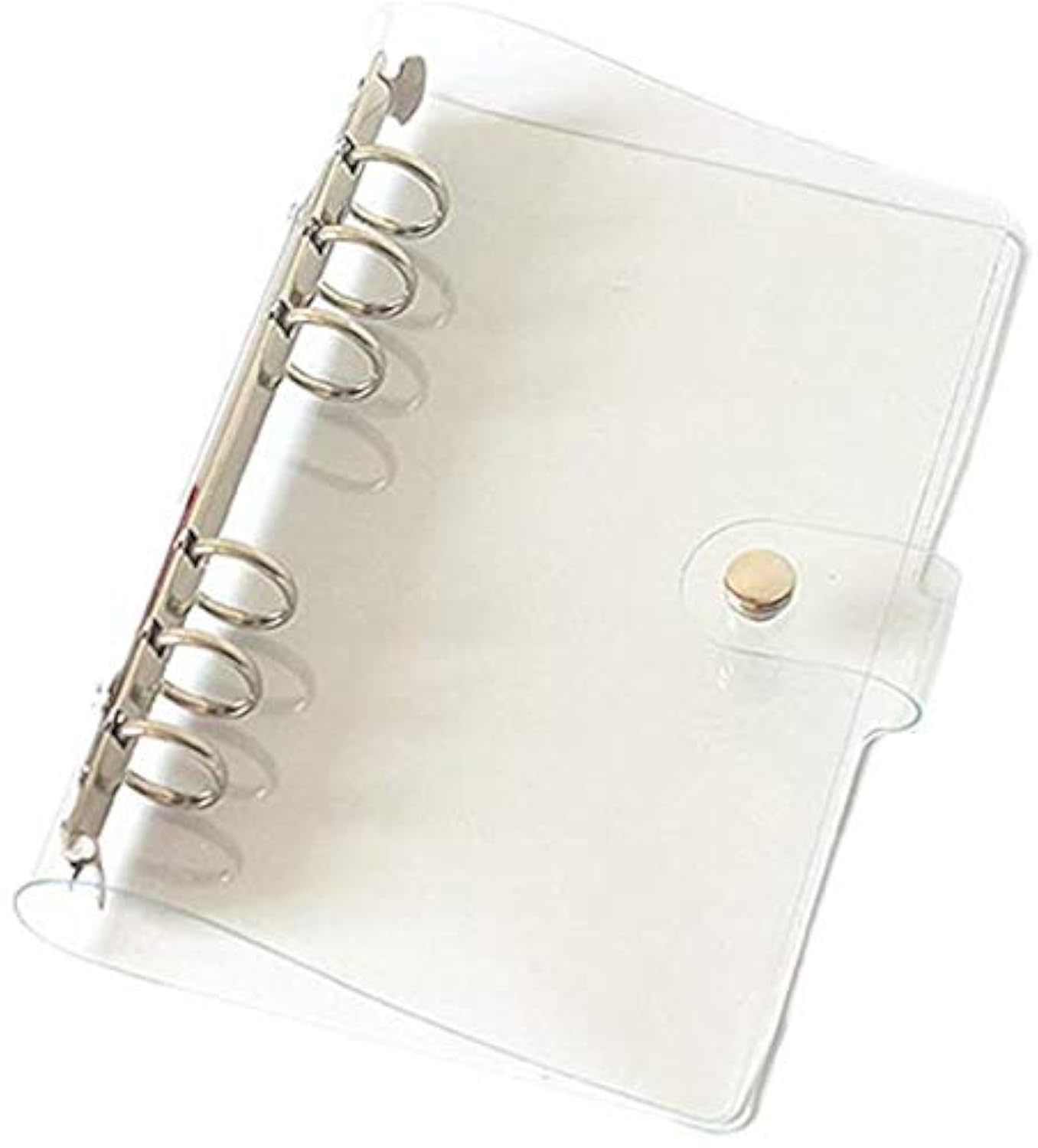 Index Tabs for A5/A6 6-Holes Cover Round Ring View Binder File Folder Loose Leaf Sheet Protectors Binder Cover Protector (Clear Cover,A6/17cm*10cm/6 Inch)-image-48