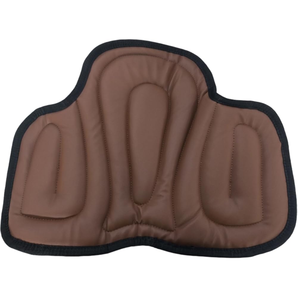 Luxylei Horse Riding Pad Artificial Pu Leather Pad Soft Equestrian Seat Pad Western Absorbing Riding Seat Cushion