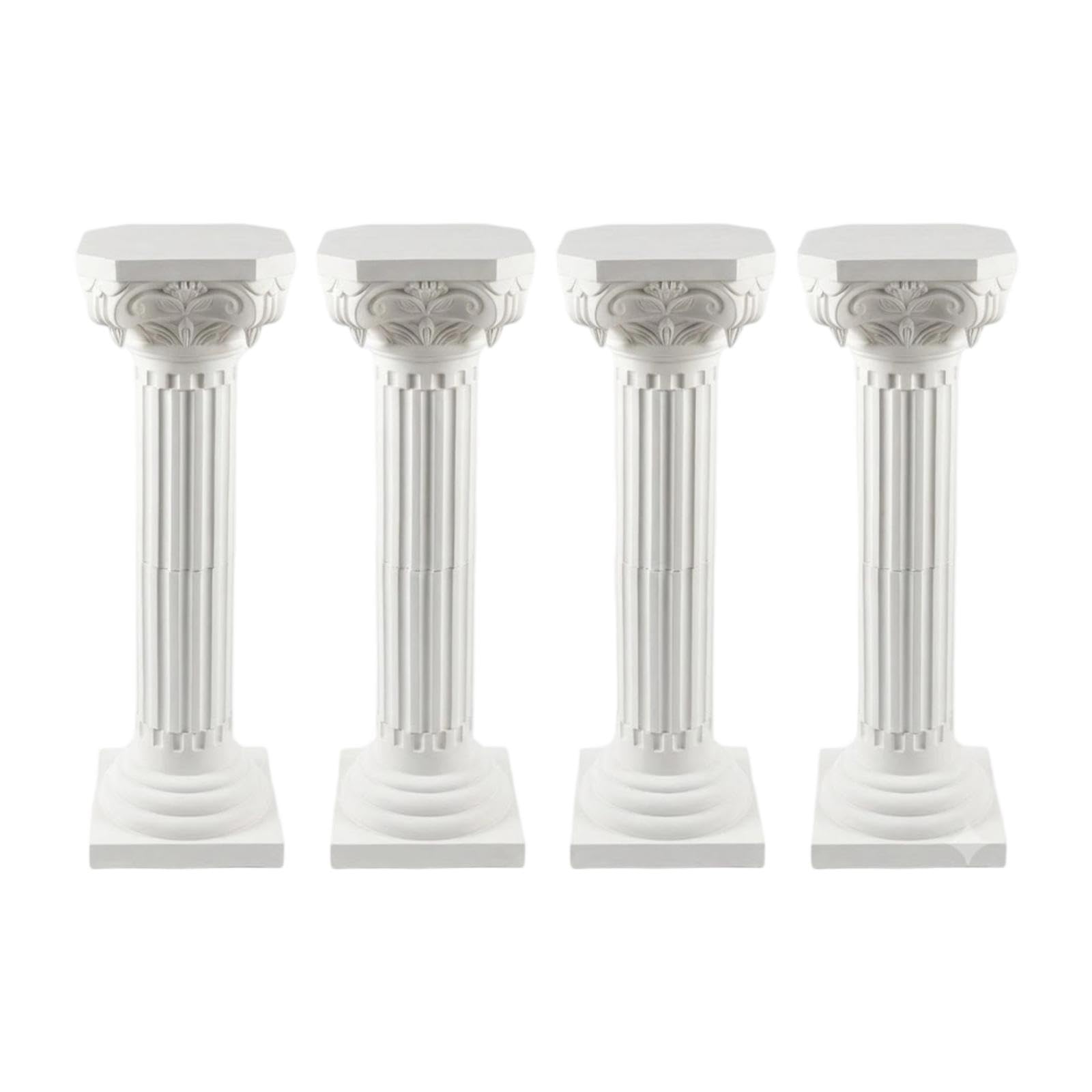 Colonne per Matrimoni, piedistalli Decorativi, Set di colonne portafiori in Stile Nordico Romantico per Foto, Decorazioni per Interni ed, 4 Pezzi