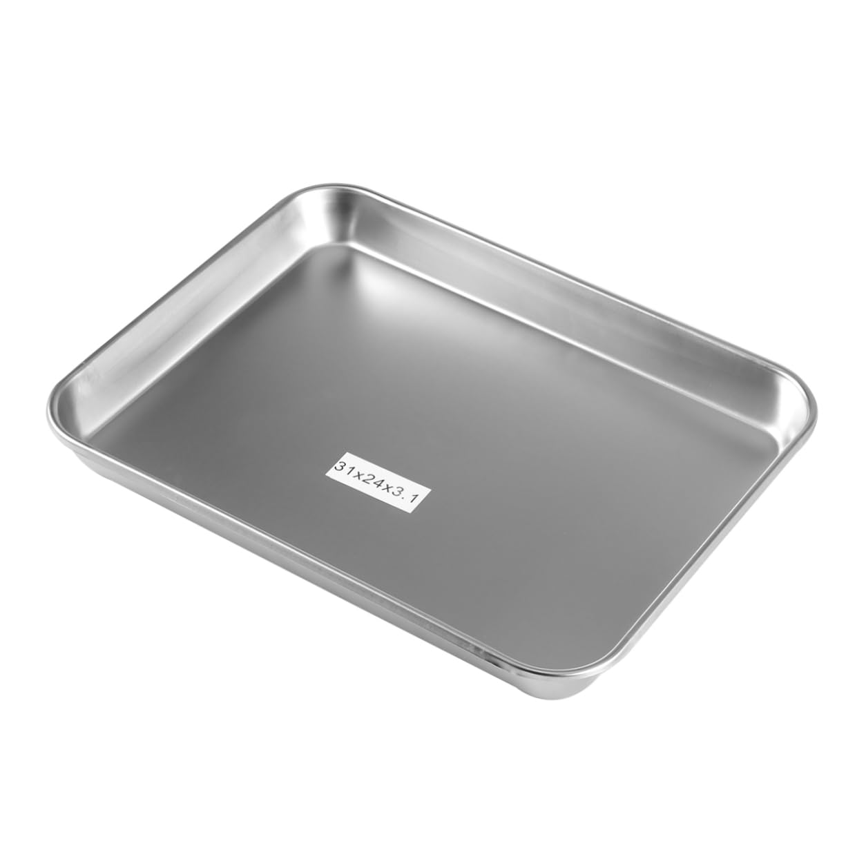 Veemoon Plateau Médical Facile à Nettoyer et Réutilisable en Acier Inoxydable Argenté Rectangulaire pour Dentistes et Tatoueurs en Milieu Professionnel