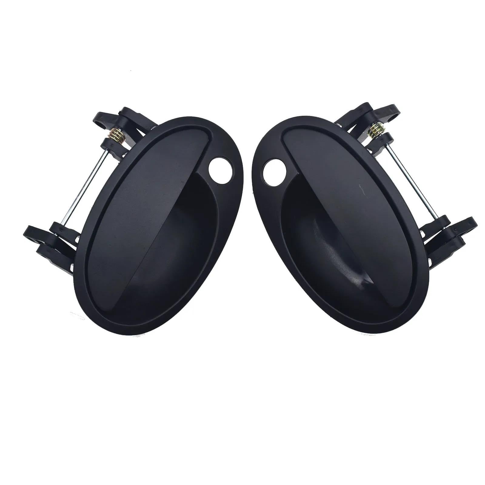 ZHQDRCY Door Open Handles for Opel for Corsa C for Combo for Meriva A 2003-2010 Car Door Handle 93397226 93397227(2 Pcs Front Pair)