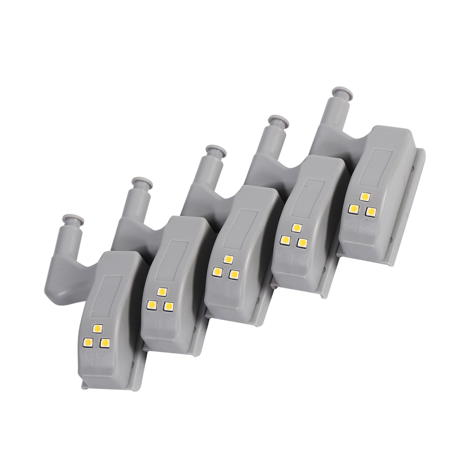 10 Luces LED Con Sensor Para Bisagras De Armario - Blanco Frío, Activación Al Abrir, Para Cocina, Baño, Dormitorio