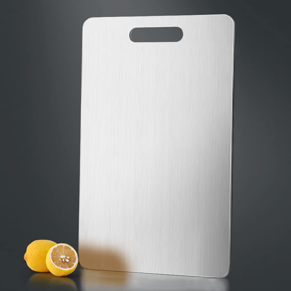 JPFS Cutting Boards, 304 Stainless Steel Cutting Boards for Kitchen, Easy to Clean, Small Size