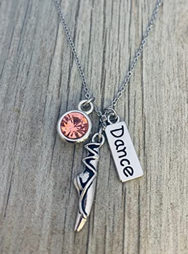 Sportybella Ballet Necklace – Dance Jewelry With Pink CZ Ballet Shoes Charm Pendant, Gift for Dancers and Dance Recitals3