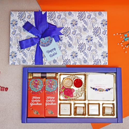 Image of Velvet Fine Chocolates Super Siblings Box| Assorted Chocolates & Rakhi Combo | Perfect for Rakshabandhan | Pack of 1