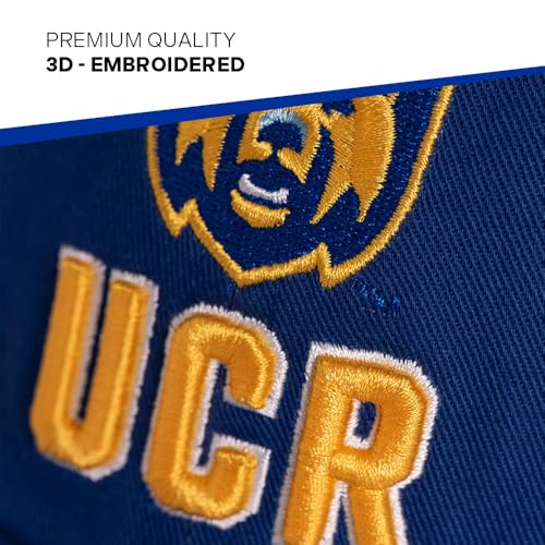 Gorra bordada ajustable Universidad California Riverside azul miniatura 3