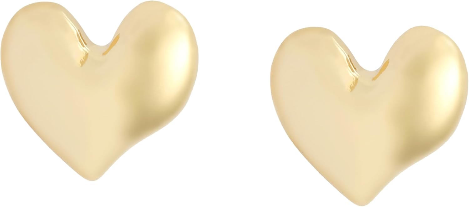 Robert Lee Morris Soho Jewelry Women's Heart Button Earrings - Image 2