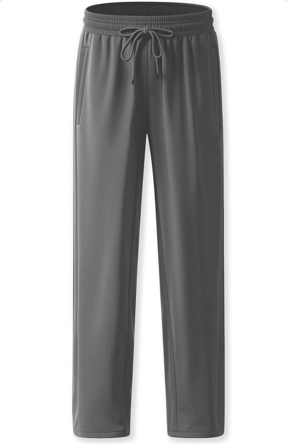 Eleven's Kingdom Boys Sweatpants with Straight Leg,Boy Joggers with Drawstring & Pockets Open Bottom for Sports Outdoors