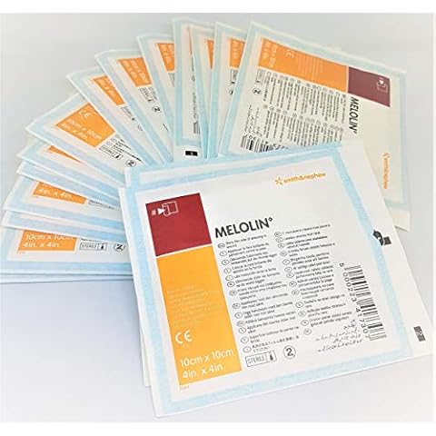 Melolin 10cm x 10cm Sterile Non Adherent Dressings Pack of 20 Cover