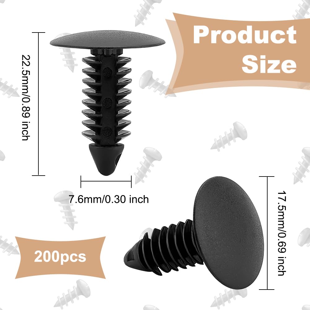 100St Laser Honeycomb Pins, Wabenlaserbett Befestigung Zubehör für Nadellasergravierer für 7,5 mm Honeycomb Grid ersetzt Honeycomb Laserbett-Zubehör (Schwarz