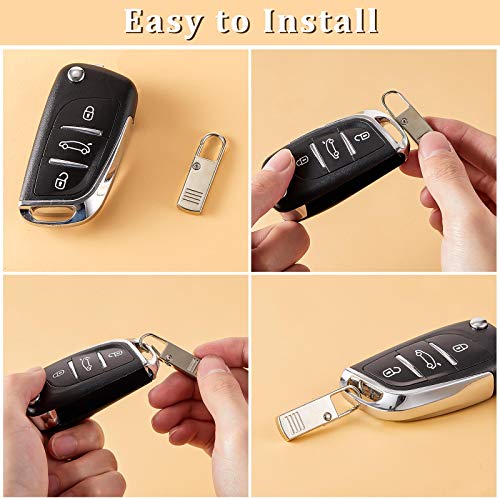 image for Chuangdi 12 Pieces Zipper Pull Replacement and 12 Pieces Luggage Zippe