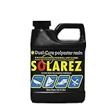 Solarez UV Dual Cure, Low-VOC Clear Polyester Resin (Pint) ~ Clear Laminating Resin - No Waiting! for Custom Woodworking, Surfboards, Marine, Auto, Hobby ~ Eco-Friendly ~ Made in The USA