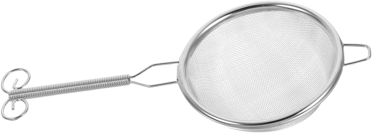 Tea Strainer Spoon Silver Stainless Steel Fine Mesh for Loose Tea