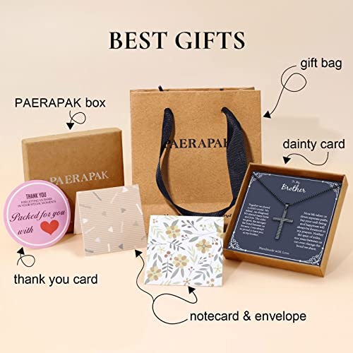 Cross-Necklaces-Gifts-for-Brother-SilverBlack-Cross-Necklace-Cuban-Chain-Cross-Pendant-Necklace-for-Men-Fathers-Day-Christmas-Gift-for-Brother