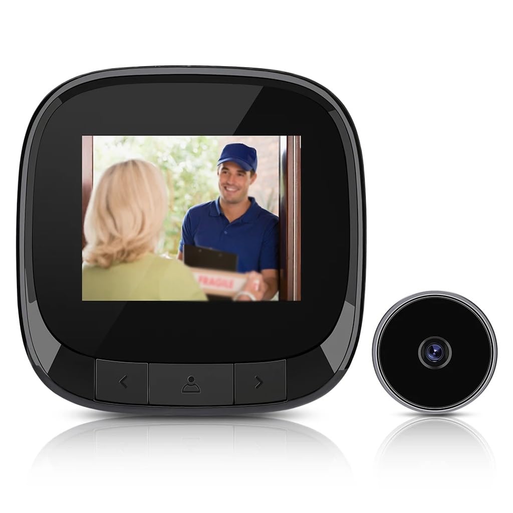 MOBYGKFY Camera Doorbell Digital Peephole Smart Home Electronic Viewer Outdoor Visual
