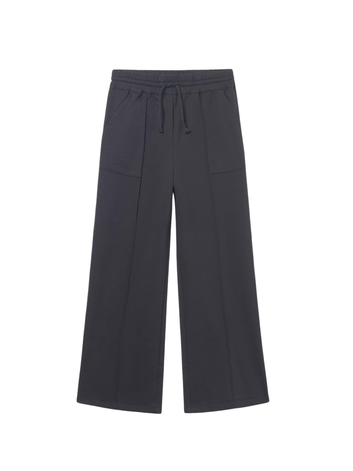Mayoral Pantalone Lungo Felpa Wide Le per Bambine e Ragazze Nero 12 Anni (152cm)