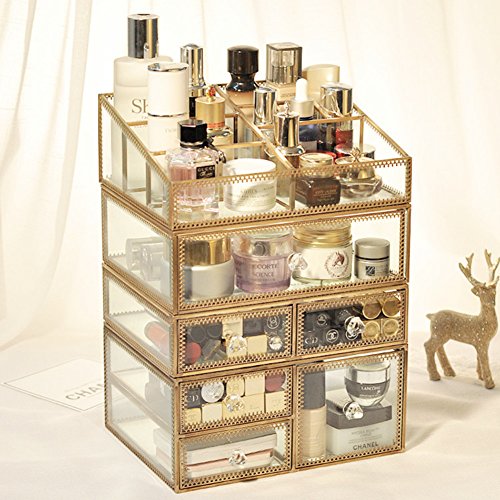 Storage box cosmetici bagno organizzatore di