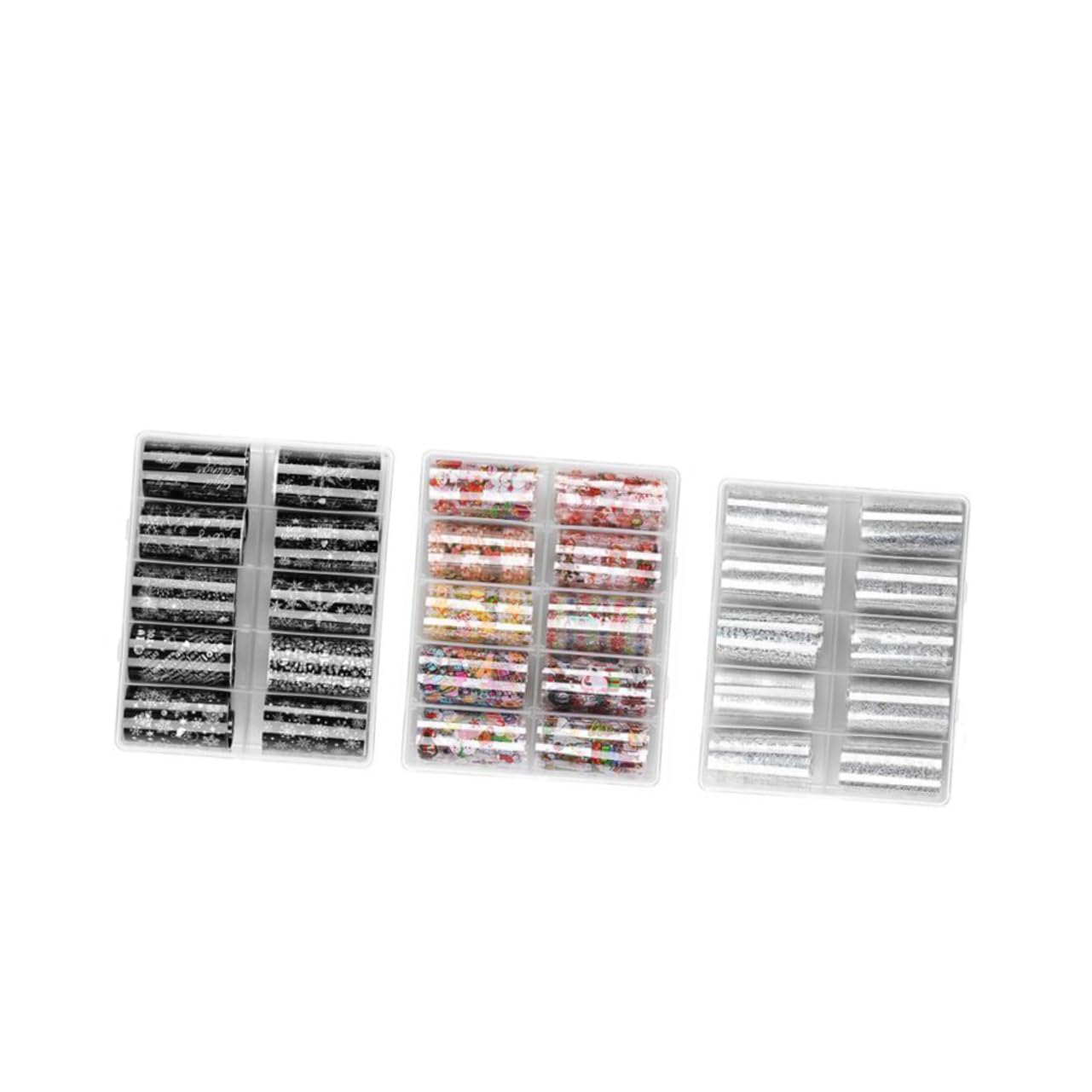 Beaupretty 9 Juegos Pegatinas De Uñas Diseños De Uñas Navideñas Etiqueta Engomada Del Arte Del Clavo Favores De Fiesta De Navidad Papel Adhesivo Mate Decoración De Uñas Navideñas