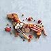 Hölzerner Dackel Teller, Wooden Dachshund Dog Dinner Plate, Lustiger Speiseteller, Holzbrett Servierbrett, Schneidebrett, Dackel Hund Schneidebrett Personalisiert, Süßer Weihnachtsteller