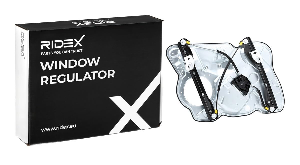 RIDEX 1561W0305 Elevalunas eléctrico Delantero Derecha sin electromotor con placa soldada Compatible con SKODA Octavia II Combi 1Z5